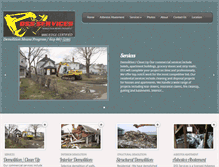 Tablet Screenshot of demolitionsalvagesolutions.com